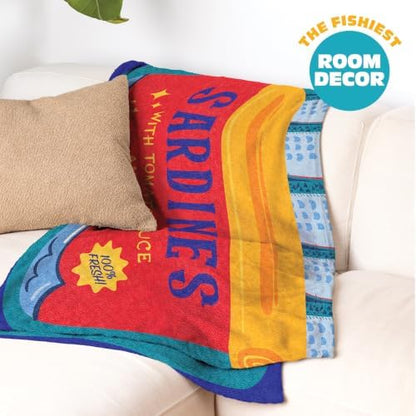 WHAT DO YOU MEME? Cozy Concepts Co. Sardines Comfort Blanket by Relatable