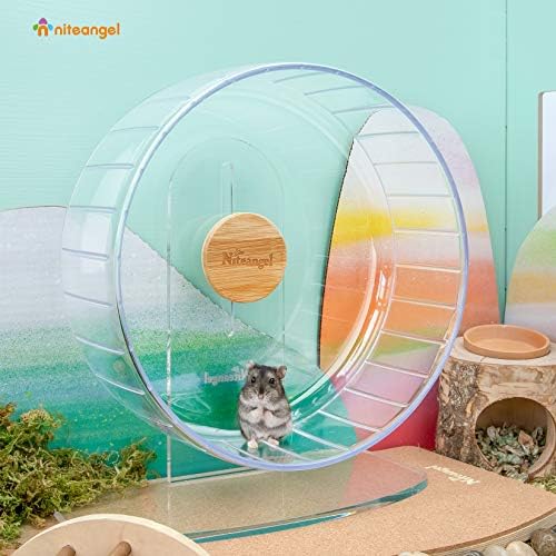 Niteangel Super-Silent Hamster Exercise Wheels: Quiet 11 inch Running Wheel