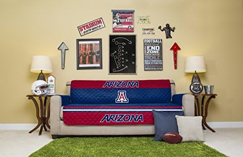 Pegasus Sports NCAA Microfiber Furniture Protector Cover with Elastic Straps