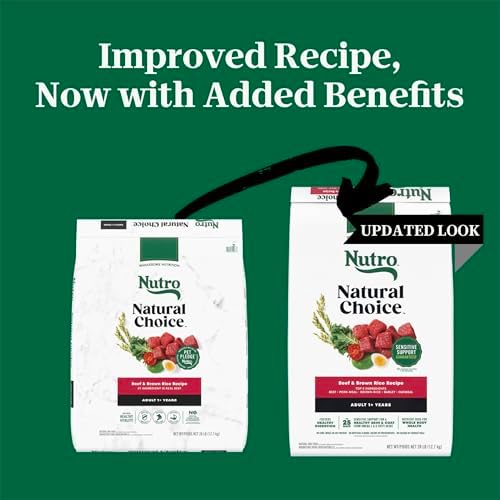 Nutro Natural Choice Adult Dry Dog Food, Beef & Brown Rice Recipe, 28 lb