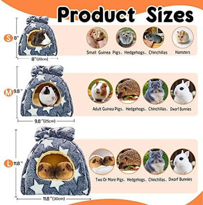 Guinea Pig Bed, Hideout House for Small Animals, Warm & Cozy