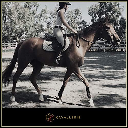 Kavallerie Classic Tendon Boots, Impact-Absorbing Material, Breathable & Evenly Distribute Pressure, Protect Tendon and Ligaments, Anti-Slip, Anti- Sore and Moisture Repellant Show Jumping Boots