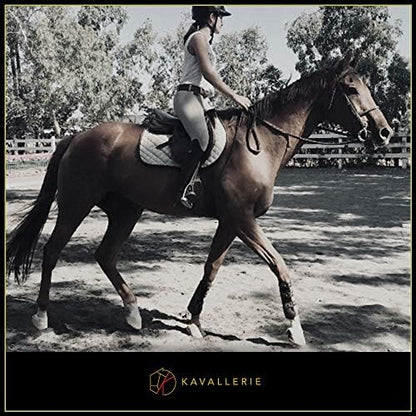 Kavallerie Classic Tendon Boots, Impact-Absorbing Material, Breathable & Evenly Distribute Pressure, Protect Tendon and Ligaments, Anti-Slip, Anti- Sore and Moisture Repellant Show Jumping Boots