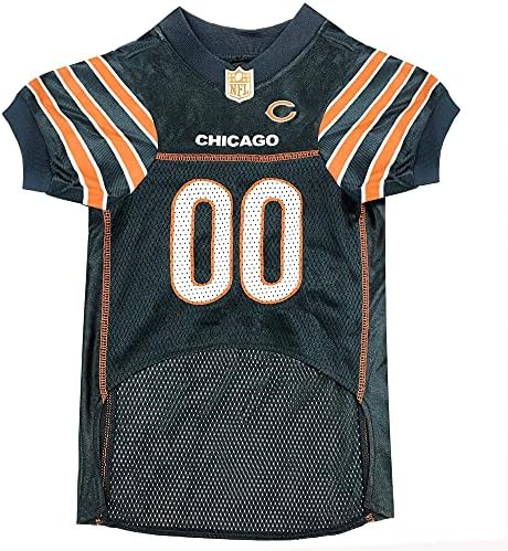 Pets First NFL Chicago Bears Dog Jersey - Size 3X-Large. Licensed Football Jersey Costume