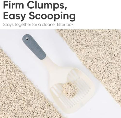FUKUMARU Tofu Cat Litter, Unscented, Plant-Based, Clumping, Low Dust, 12 lb