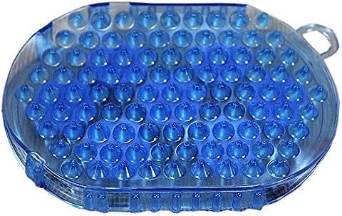 Tough 1 Rubber Jelly Massage Mitt Blue