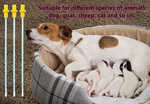 10 Set AI Artificial Insemination Dog Breeding Kit, Canine Breeding Kit, Disposable Dog Artificial Insemination, Dog Insemination Breeder Kit, Canine Breeding Supplies for Small Breeds