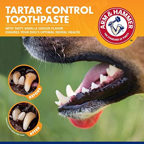 Arm & Hammer Tartar Control Puppy Dental Training Kit, Vanilla Ginger, 3 Pc