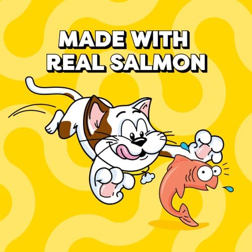 Temptations Creamy Puree Lickable Cat Treats, Salmon, 24 Count