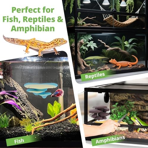 Westant Mushroom Decor for Reptile Tank, Pet-Safe (Forest, Cluster Cap)