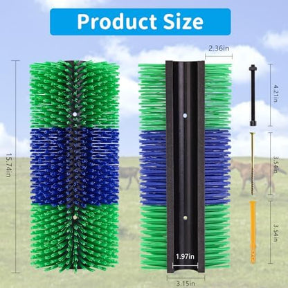 Livestock Scratching Brush for Horse Goat Cattle Cow Sheep Pig