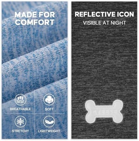 KYEESE 2Pack Dog Shirt for Small Dogs Sun Protection Tank Top with Sleeves