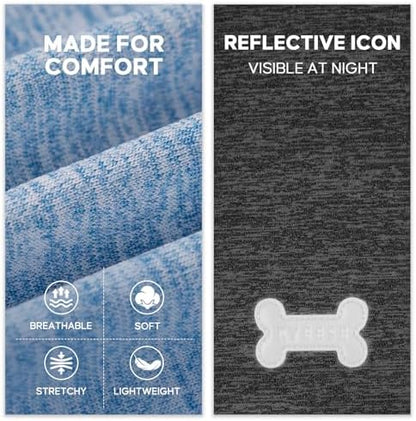 KYEESE 2Pack Dog Shirt for Small Dogs Sun Protection Tank Top with Sleeves