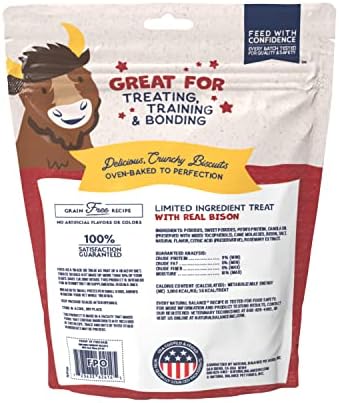 Natural Balance Rewards, Crunchy Biscuits, Bison, 14 oz
