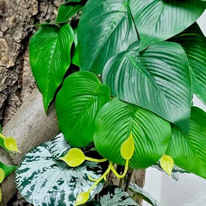 Woyrise Fake Reptile Plants for Terrarium,Tank Decor, Artificial Plant