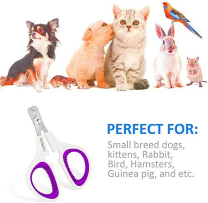 Pet Nail Clippers, Cat & Kitten Claw Nail Clipper Safe Sharp Trimmer