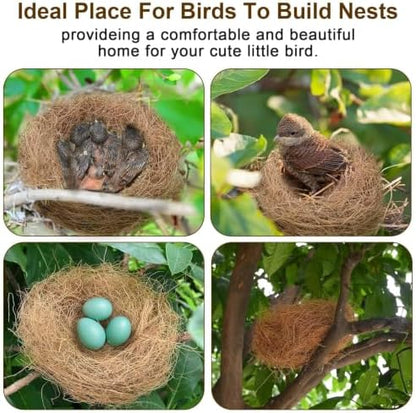 Sukh 2PCS Coconut Fiber for Bird Nest - Bird Nest Bedding for Hummingbird Finch