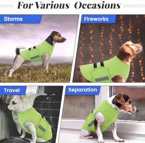 MIGOHI Dog Anxiety Relief Coat,S, LightGreen
