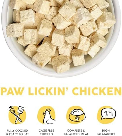 Weruva Cat Freeze Dried, Paw Lickin' Chicken with Chicken Breast, 1oz Bag