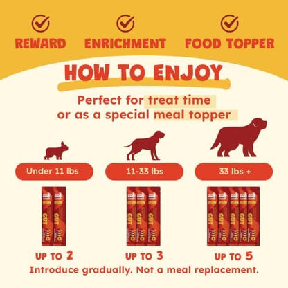 Lickable Dog Treats, Sardine & Pumpkin Purée, 0.5 oz, 15 Pack