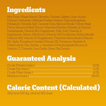 Pedigree Dentastix Small & Toy Breed Dental Dog Treats, Beef, 168 Count