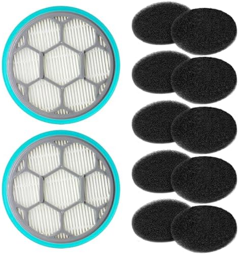 2 HEPA Filters & 10 Sponge Filters Replacement for Neakasa/Neabot P1 Pro Pet Grooming Kit & Vacuum