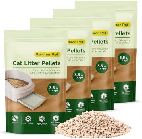Gardner Pet Non-Clumping Zeolite Cat Litter Pellets (14Lbs Bundle)
