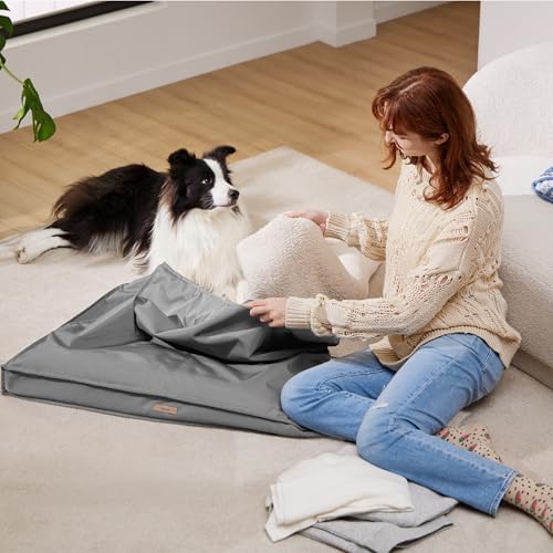 LE SURE Waterproof Dog Bed Cover Replacement, Large 36x27x3in, Green