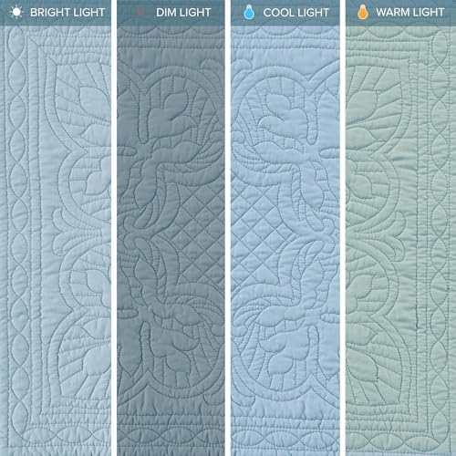 Madison Park Luxe Damask Stitching Throw Blanket, 60"x72"