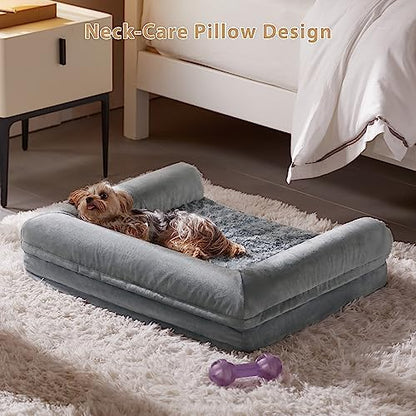 BFPETHOME Orthopedic Washable Large Dog Bed for Senior Dog Comfy Sleep