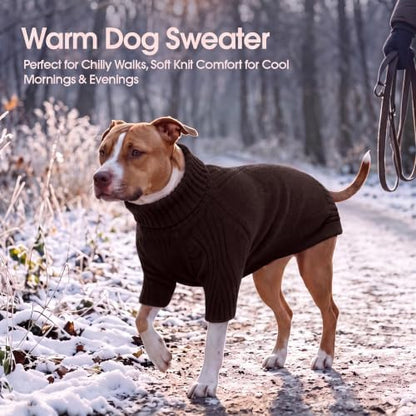 IECOii Great Dane Sweater,Extra Large Dog Sweaters for Giant Breed Dogs 4XL