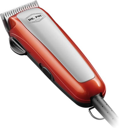 Andis Dr Pol Easy Clip Ultra Adjustable Blade Clipper Kit, Ultimate Grooming Tool for DIY Touch-Ups on Single-Coated Breeds with Thin to Medium Coats, Orange, 561116