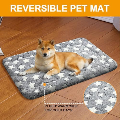 4 Pcs Dog Crate Pad Washable Cat Dog Pet Bed Medium Mat 36 inch Color Blend
