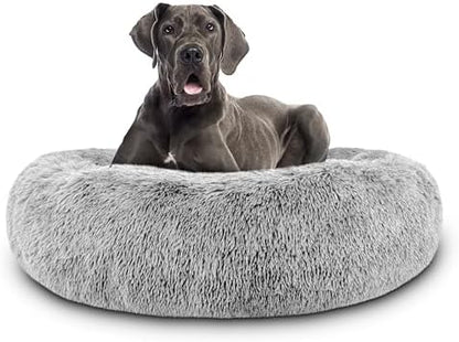 The Dog’s Bed Calming Donut Dog Bed, Machine Washable Removable Zip Cover