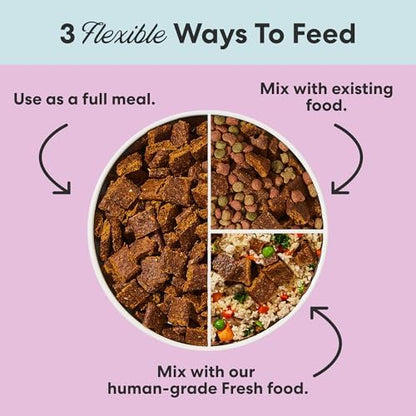 The Pets Table Mixed Grain Free and Grain Inclusive, Air Dried Dog Food 2 Pack - Beef & Berries + Chicken & Sweet Potato, 48 Ounce (Pack of 2)