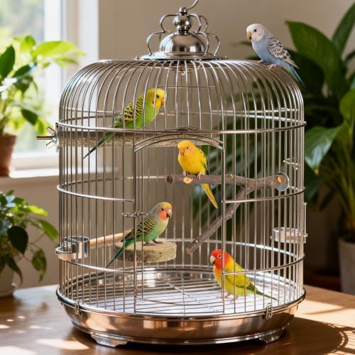 8 Pack 9 Inch Natural Wood Bird Perches for Cage, Wood Parrot Perch