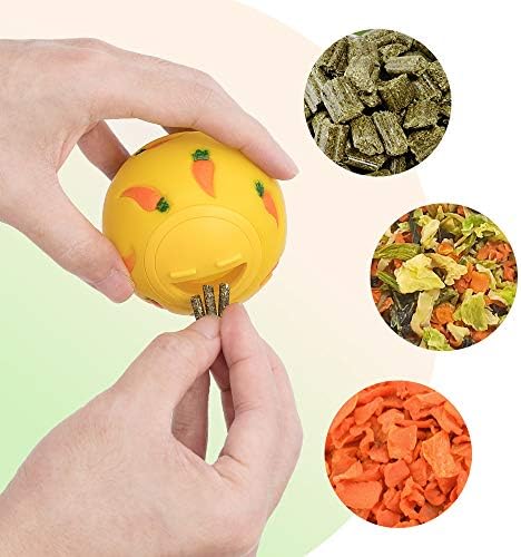 Niteangel Small Animal Treat Ball: Adjustable Treat Dispenser