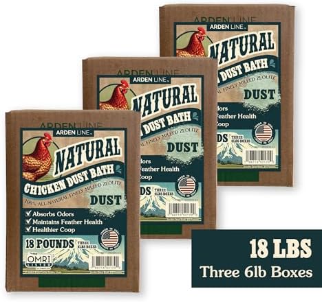 Zeolite Chicken Dust Bath, 12 lb, Natural Mineral Dust Bath for Chickens