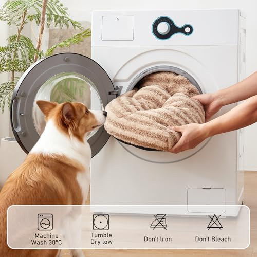 FURTIME Washable XL Dog Bed for Extra Large Dogs, Deluxe Dog Crate Beds