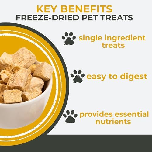 Momentum Carnivore Nutrition Freeze-Dried Chicken Breast Dog Treats & Cat Treats – Single-Ingredient, High-Protein, Grain-Free, Lean & Easily Digestible – Made in USA – 3 oz Bag (Pack of 3)