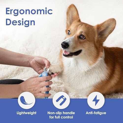 AKC Dog & Cat Stainless Steel Nail Clippers with Safety Guard and Nail File