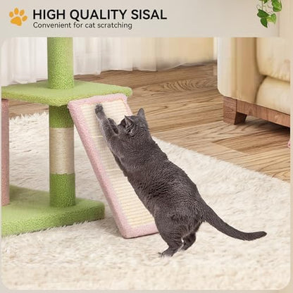 YITAHOME 65in Tall Flower Cat Tree Tower