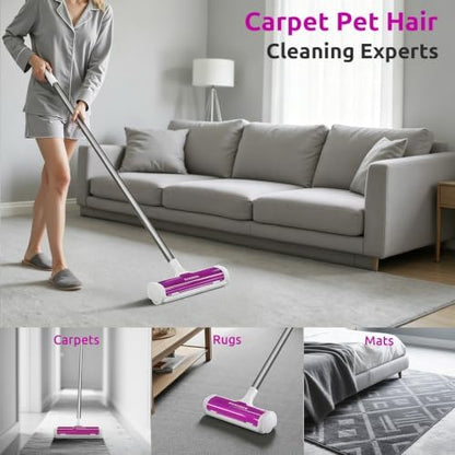 ACE2ACE A3 Pro Carpet Roller for Pet Hair, Carpet Pet Hair Removal Tool