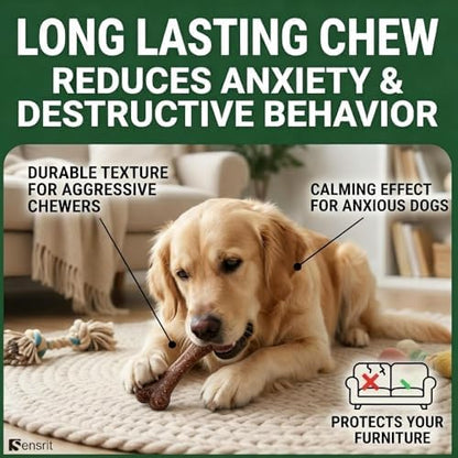 Dog Dental Chews Teeth-Cleaning Bones - 10 Oz (285g) Long Lasting Dental Care Treats for Dogs, Edible Chew Bones for Plaque & Tartar Removal, Healthy Chicken Flavor Dog Treats for All Breeds