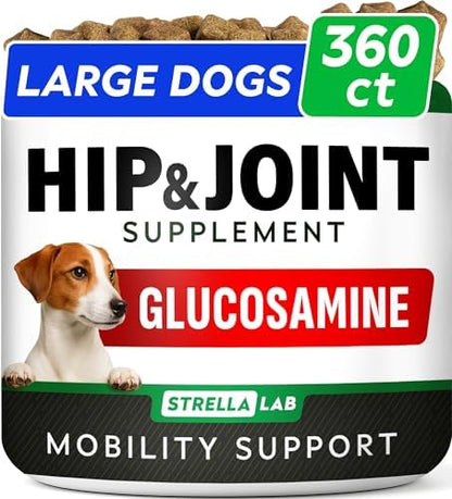 Advanced Hip Joint Supplement for Dogs, Chondroitin & MSM Hip Joint Chews