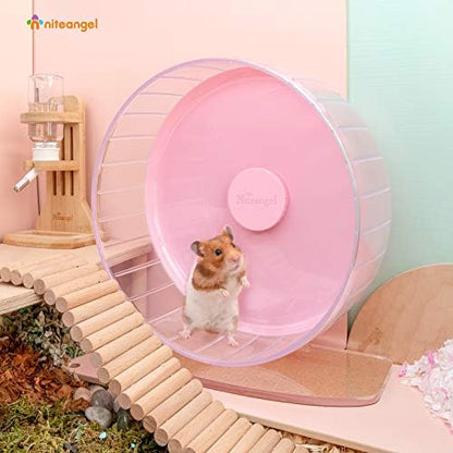 Niteangel Super-Silent Hamster Exercise Wheels: Quiet 11 inch Running Wheel