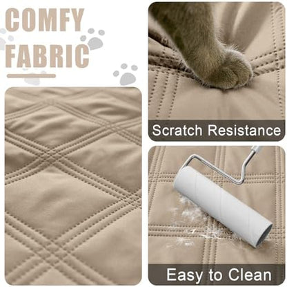 Smiry Waterproof Dog Bed Cover, Reversible Pet Blanket for Sofa Couch