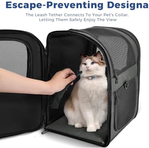 Apollo Walker Cat Carrier Backpack for Small Dogs and Cats Up to 18 lb