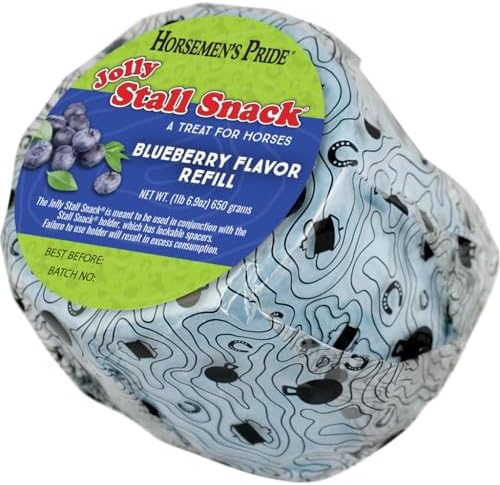 Horsemen's Pride Stall Snack Treat Refill for Horses, Blueberry Flavor