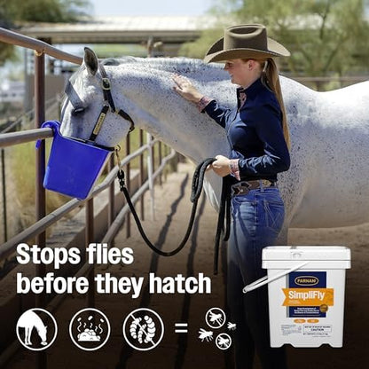 Farnam SimpliFly for Horses, Feed Through Fly Control for Horses, 3.75 lb